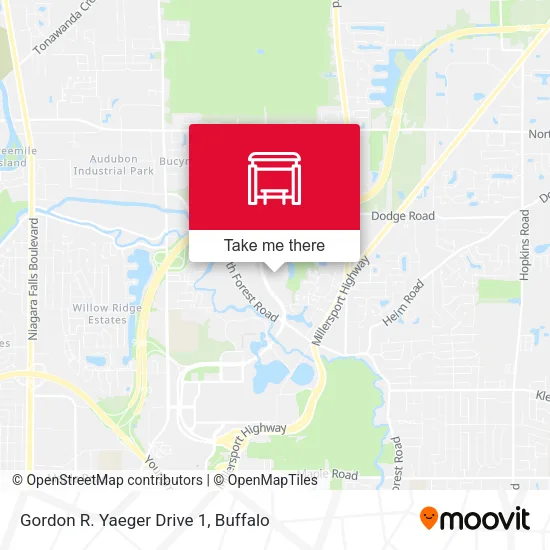 Gordon R. Yaeger Drive 1 map