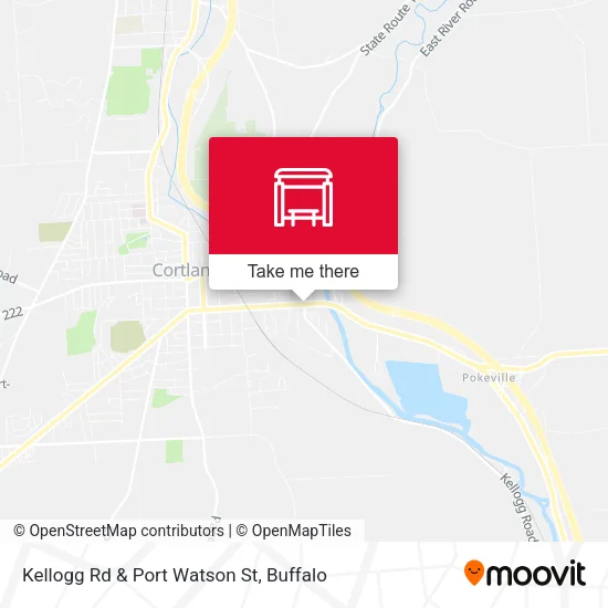 Kellogg Rd & Port Watson St map