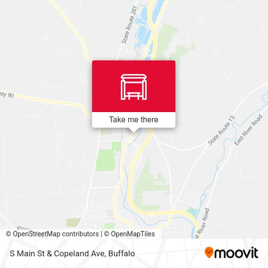 Mapa de S Main St & Copeland Ave
