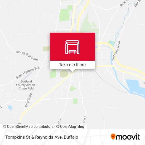 Tompkins St & Reynolds Ave map