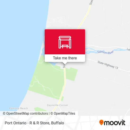 Port Ontario - R & R Store map