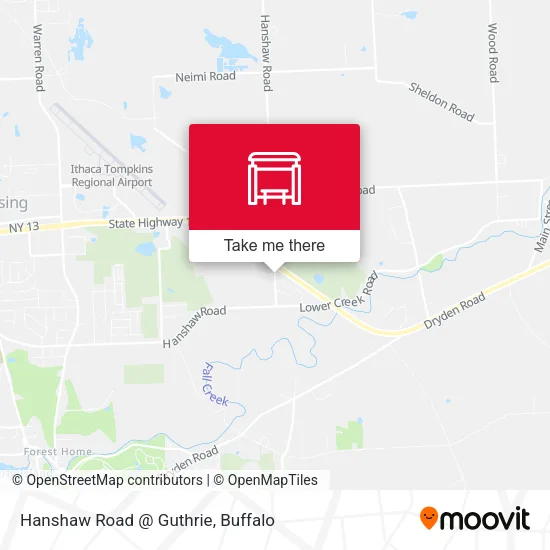 Hanshaw Road @ Guthrie map