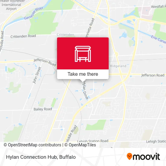 Mapa de Hylan Connection Hub