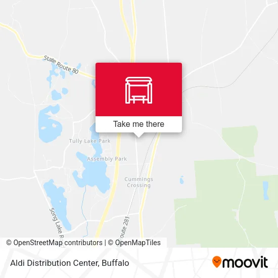 Aldi Distribution Center map