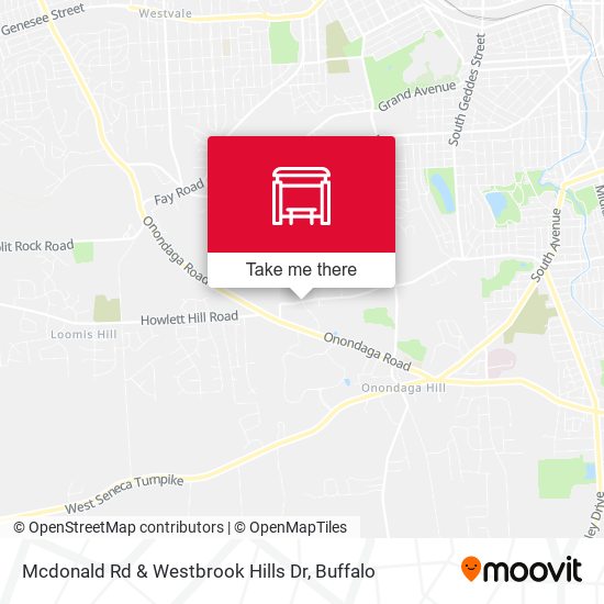 Mapa de Mcdonald Rd & Westbrook Hills Dr