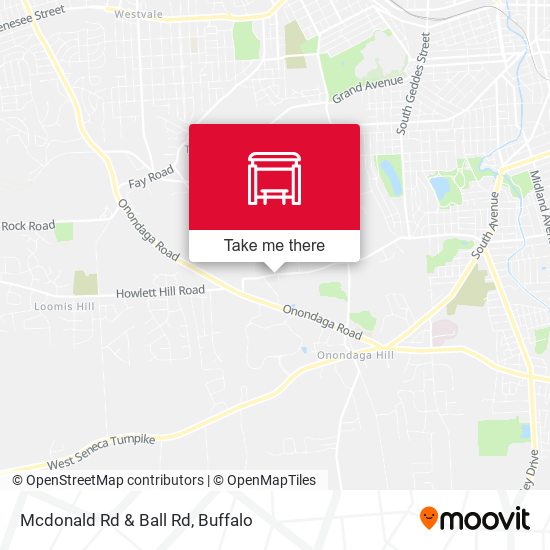 Mapa de Mcdonald Rd & Ball Rd