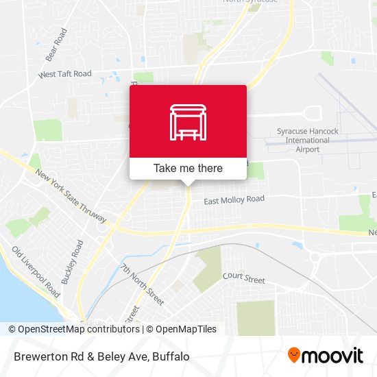 Mapa de Brewerton Rd & Beley Ave