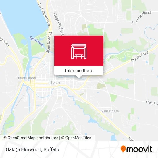 Oak @ Elmwood map
