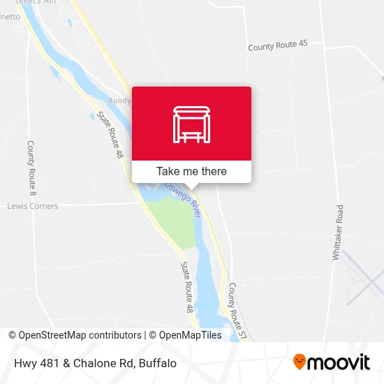 Hwy 481 & Chalone Rd map