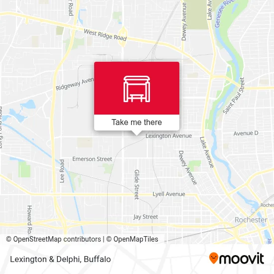 Lexington & Delphi map