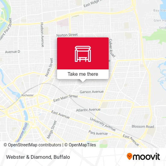 Webster & Diamond map