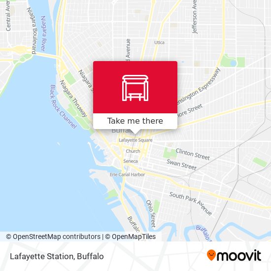 Mapa de Lafayette Station