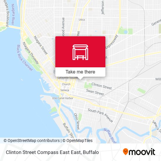 Clinton Street Compass East East map