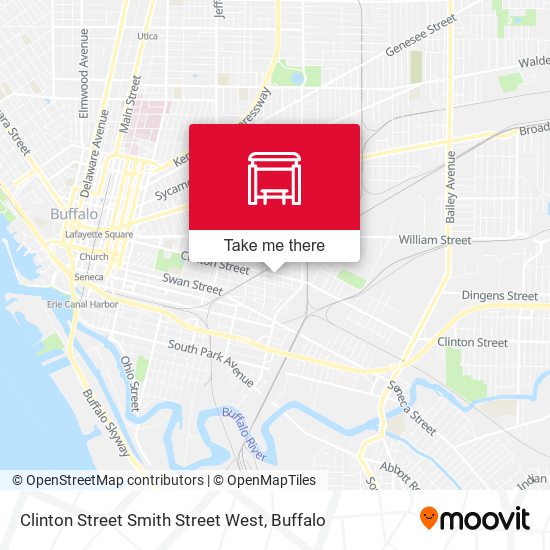 Mapa de Clinton Street Smith Street West