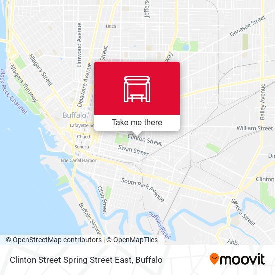 Clinton Street Spring Street East map