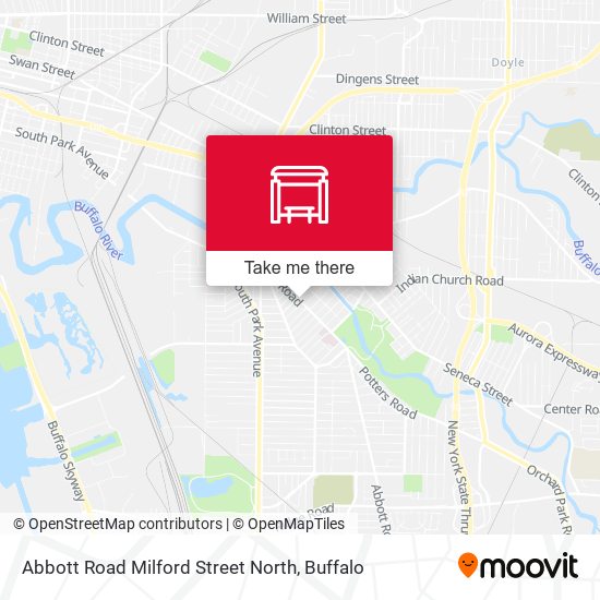 Abbott Road Milford Street North map