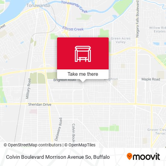 Colvin Boulevard Morrison Avenue So map