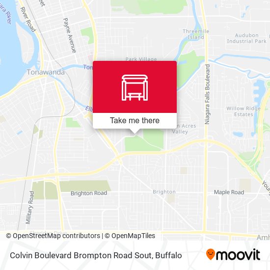 Mapa de Colvin Boulevard Brompton Road Sout