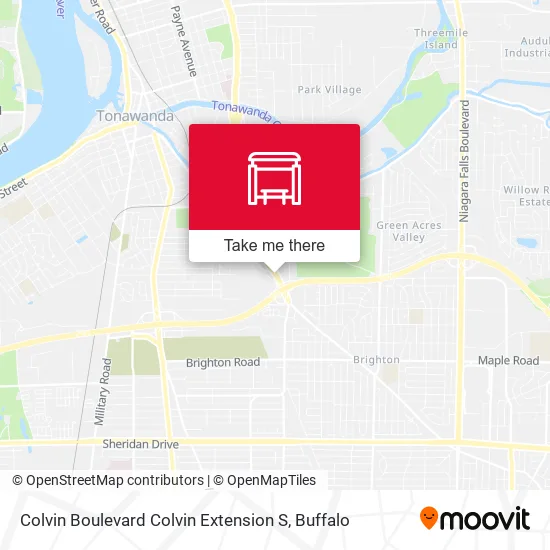 Mapa de Colvin Boulevard Colvin Extension S