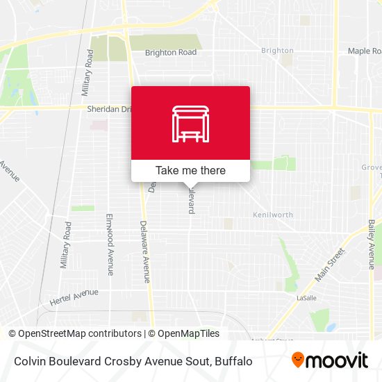 Colvin Boulevard Crosby Avenue Sout map