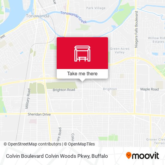 Mapa de Colvin Boulevard Colvin Woods Pkwy