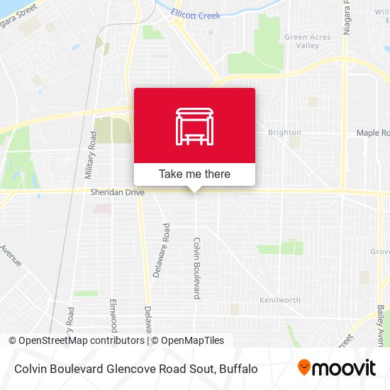 Colvin Boulevard Glencove Road Sout map