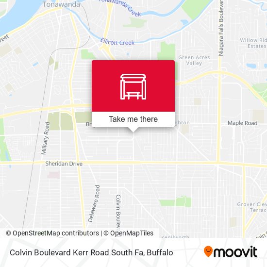 Mapa de Colvin Boulevard Kerr Road South Fa