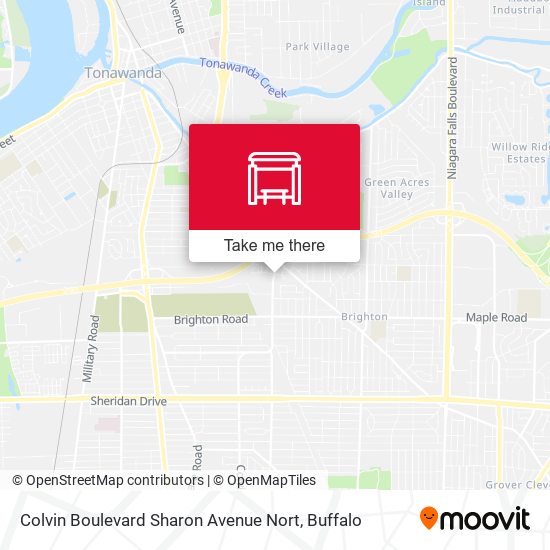 Mapa de Colvin Boulevard Sharon Avenue Nort