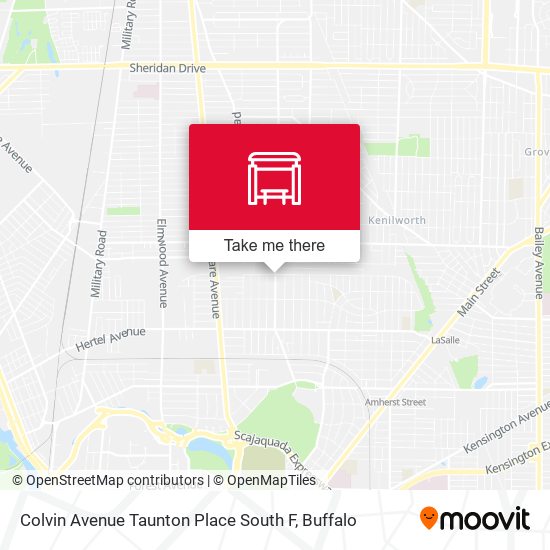 Mapa de Colvin Avenue Taunton Place South F