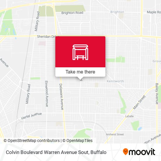 Mapa de Colvin Boulevard Warren Avenue Sout