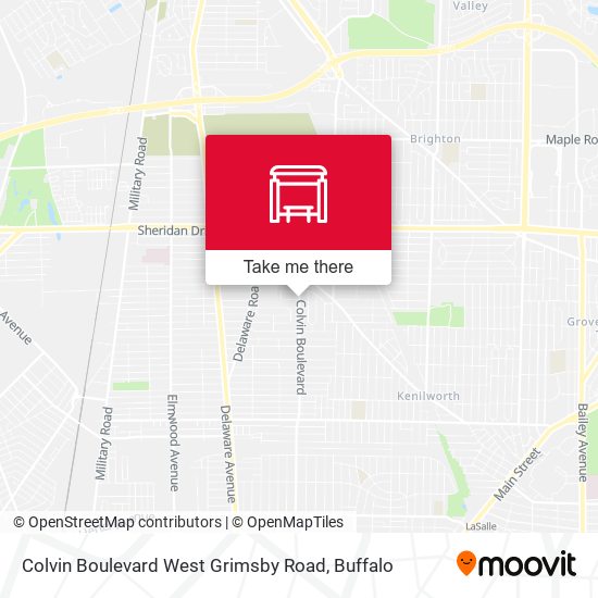 Mapa de Colvin Boulevard West Grimsby Road