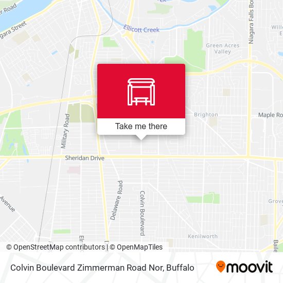 Colvin Boulevard Zimmerman Road Nor map