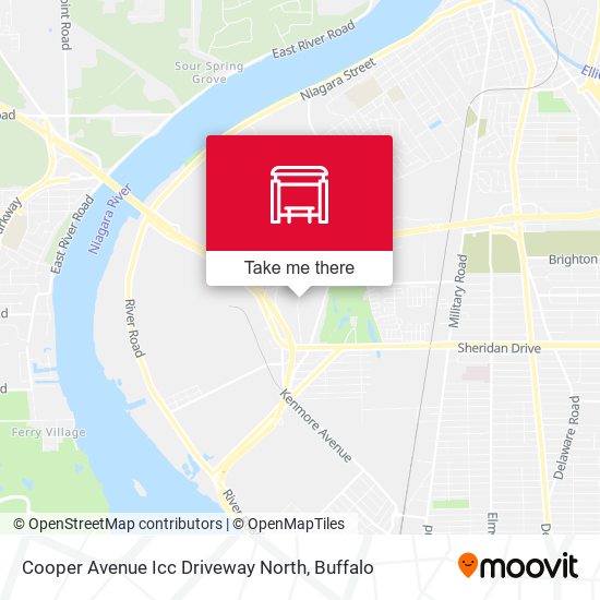Mapa de Cooper Avenue Icc Driveway North