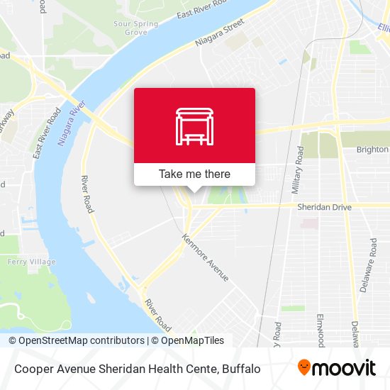 Cooper Avenue Sheridan Health Cente map