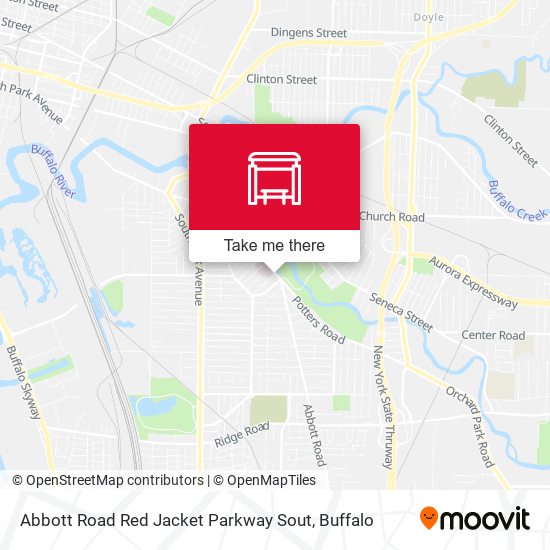 Mapa de Abbott Road Red Jacket Parkway Sout
