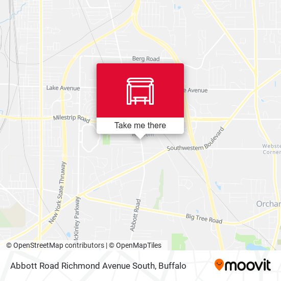 Abbott Road Richmond Avenue South map