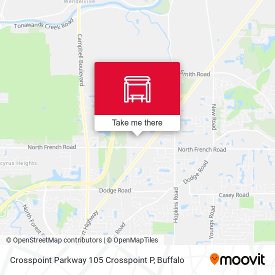Crosspoint Parkway 105 Crosspoint P map