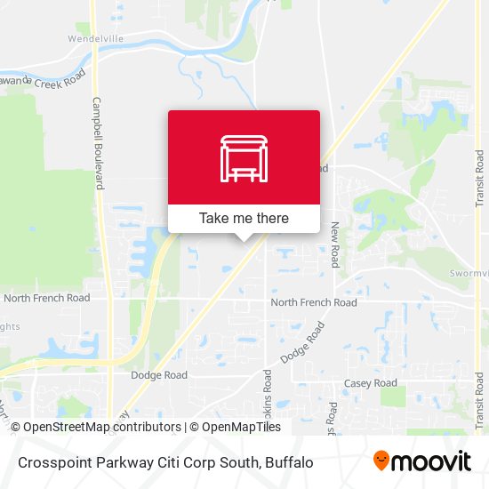 Mapa de Crosspoint Parkway Citi Corp South