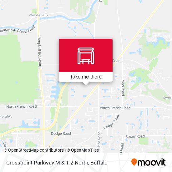 Crosspoint Parkway M & T 2 North map