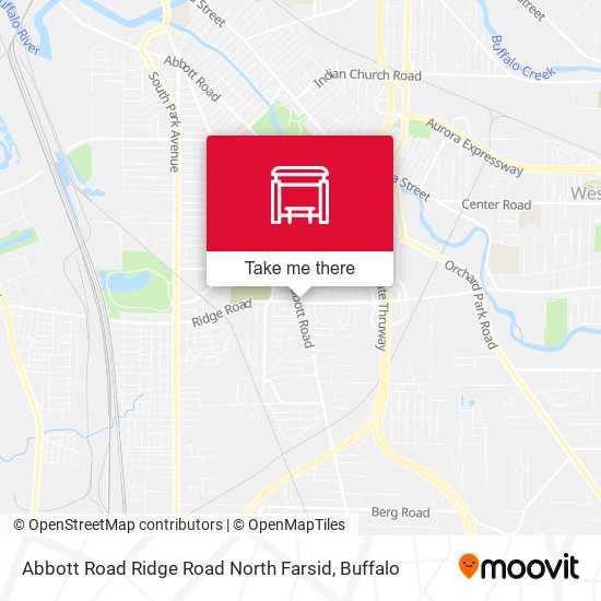 Mapa de Abbott Road Ridge Road North Farsid
