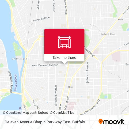 Mapa de Delavan Avenue Chapin Parkway East