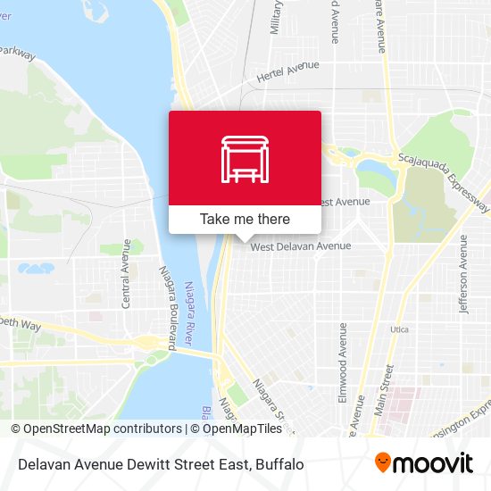 Delavan Avenue Dewitt Street East map