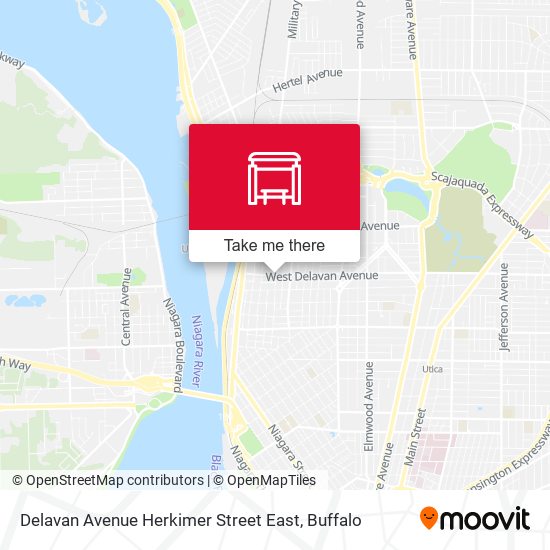 Delavan Avenue Herkimer Street East map