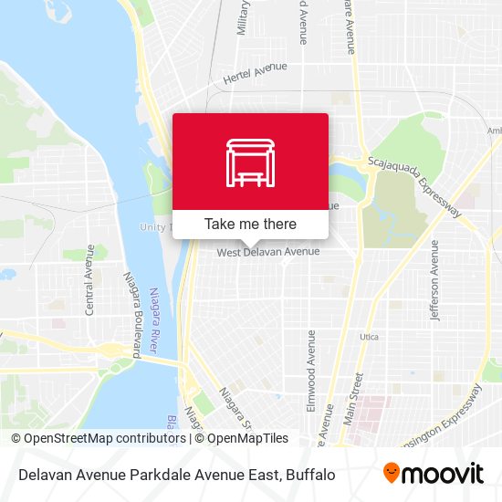 Delavan Avenue Parkdale Avenue East map