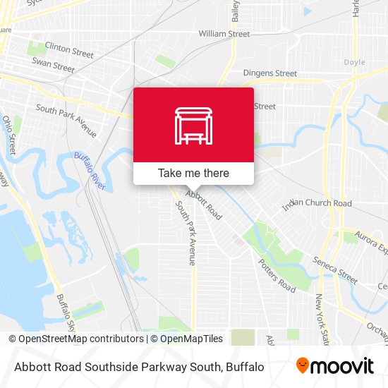 Mapa de Abbott Road Southside Parkway South