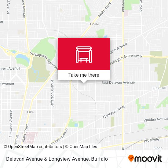 Delavan Avenue & Longview Avenue map