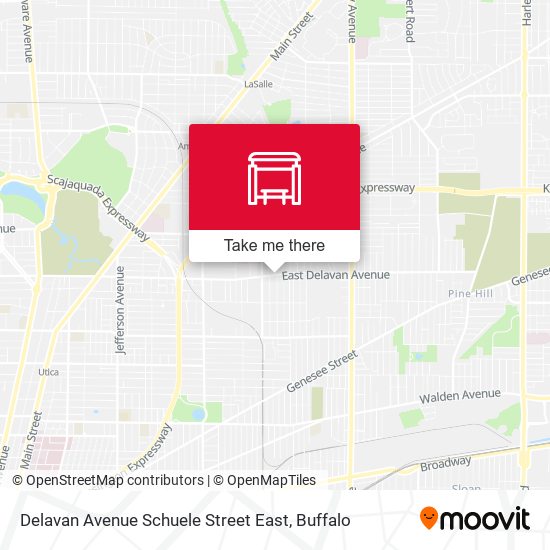 Delavan Avenue Schuele Street East map