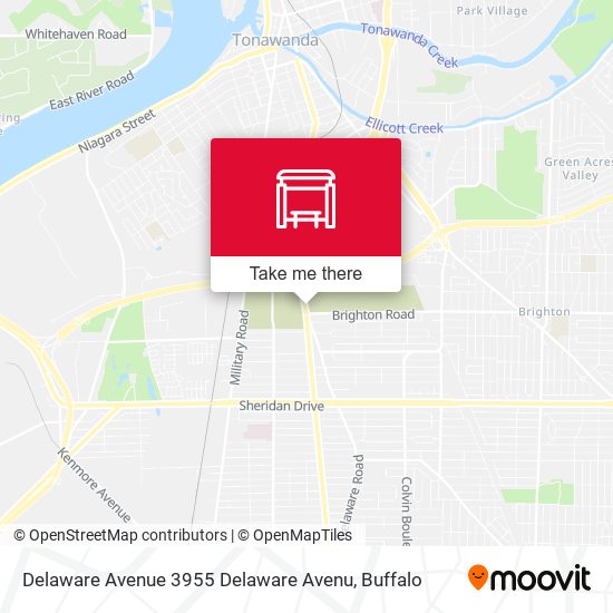Mapa de Delaware Avenue 3955 Delaware Avenu