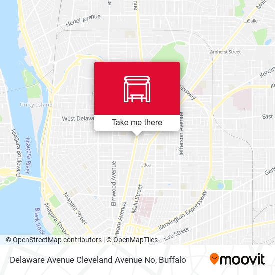 Delaware Avenue Cleveland Avenue No map