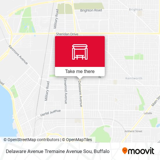 Delaware Avenue Tremaine Avenue Sou map